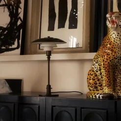 Louis Poulsen Louis Poulsen<PH 3/2 Aged brass opal bordlampe