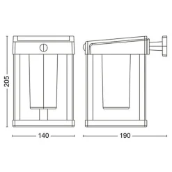 Philips Solcellebelysning|Utelamper - Klassiske Vegglamper<Camill vegglampe 1,4W 3000 Kelvin IP44 solcelledrevet med dag/natt og bevegelse sensor