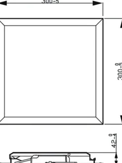 Philips Kjøkkenbelysning Tak|Taklamper / Takplafonder<CL560 taklampe 12W 4000K 3-steg dim -