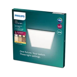 Philips Kjøkkenbelysning Tak|Taklamper / Takplafonder<CL560 taklampe 60x60cm 36W 2700K 3-steg dim -