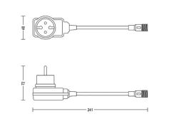 Philips Philips Gardenlink|Tilbehør Lamper<Gardenlink strømforsyning til 24 volt systemet - 12 Watt