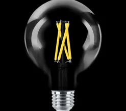 Philips Dekorpære E27|Led-Pærer E27 Sokkel<Globe filament LED warmglow E27 5,9W 95 mm dimbar - Klar