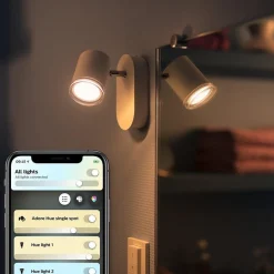 Philips Hue Belysning Over Speilet På Badet|Baderomsbelysning Vegg<Adore vegglampe 1 lys baderom IP44 White Ambiance -