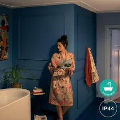 Philips Hue Belysning Over Speilet På Badet|Baderomsbelysning Vegg<Adore vegglampe 2 lys baderom IP44 White Ambiance -