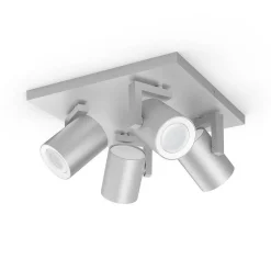 Philips Hue Kjøkkenbelysning Tak|Philips Hue<Argenta 4 lys spotlight white and colore ambiance