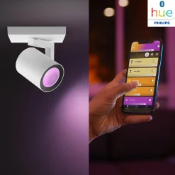 Philips Hue Kjøkkenbelysning Tak|Philips Hue<Argenta 4 lys spotlight white and colore ambiance