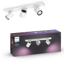 Philips Hue Kjøkkenbelysning Tak|Philips Hue<Argenta 3 lys spotlight white and colore ambiance