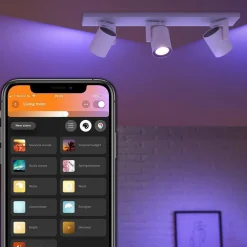 Philips Hue Kjøkkenbelysning Tak|Philips Hue<Argenta 3 lys spotlight white and colore ambiance