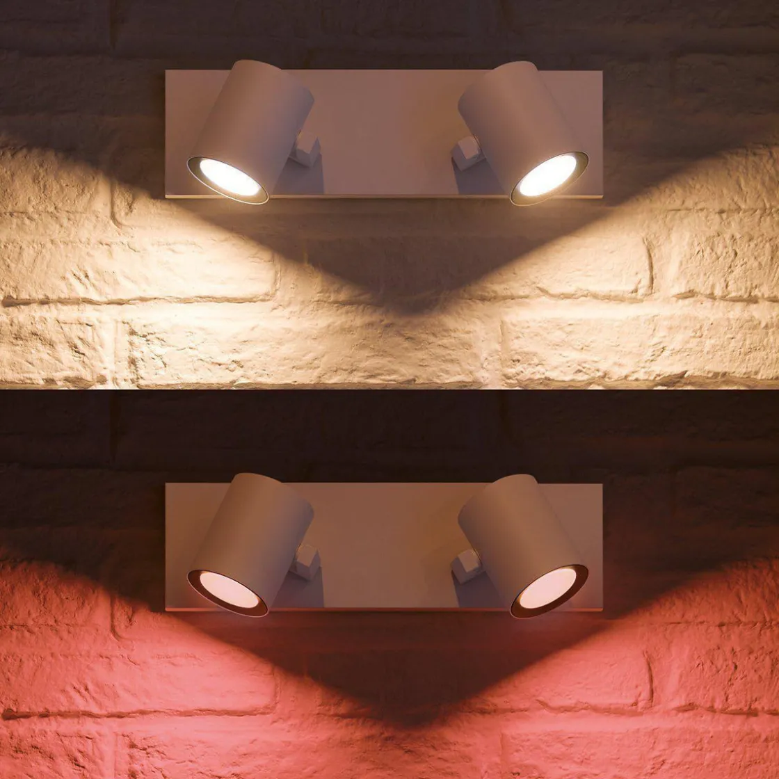 Philips Hue Kjøkkenbelysning Tak|Philips Hue<Argenta dobbel spotlight white and colore ambiance