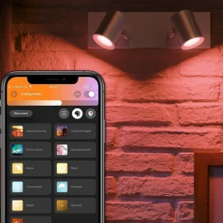 Philips Hue Kjøkkenbelysning Tak|Philips Hue<Argenta dobbel spotlight white and colore ambiance