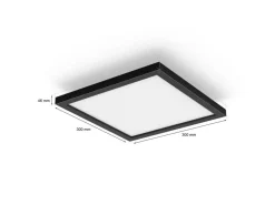 Philips Hue Kjøkkenbelysning Tak|Philips Hue<Aurelle firkantet taklampe 19W 2200-6500K White Ambiance -