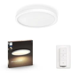 Philips Hue Kjøkkenbelysning Tak|Philips Hue<Aurelle rund taklampe - White Ambiance