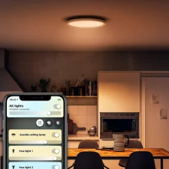 Philips Hue Kjøkkenbelysning Tak|Philips Hue<Aurelle rund taklampe - White Ambiance