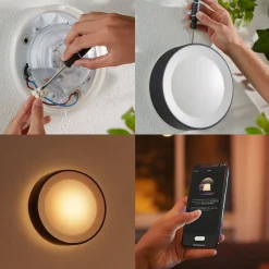 Philips Hue Utelamper - Veggskjold / Plafond|Philips Hue<Daylo vegglampe utendørs white and color ambiance