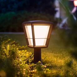 Philips Hue Portstolper|Philips Hue<Econic utendørs sokkel white ambiance & color luminairs