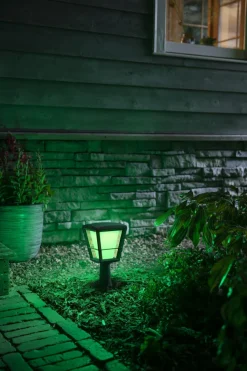 Philips Hue Portstolper|Philips Hue<Econic utendørs sokkel white ambiance & color luminairs