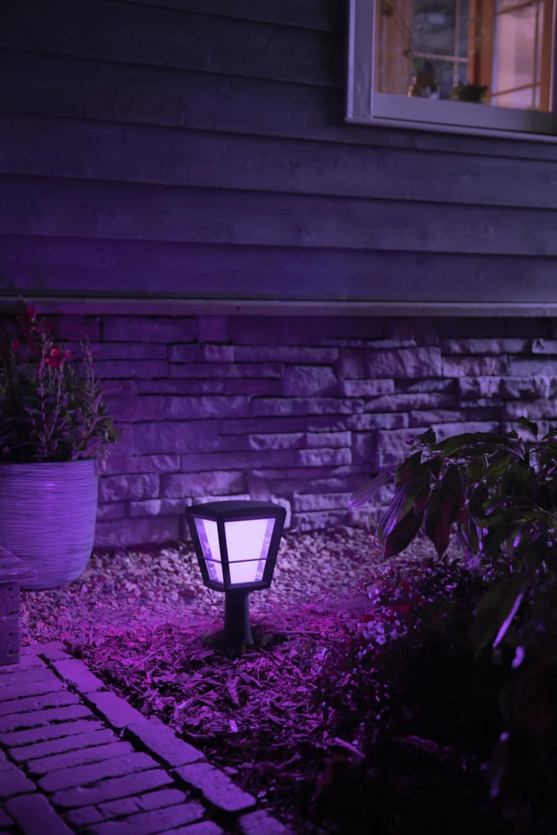 Philips Hue Portstolper|Philips Hue<Econic utendørs sokkel white ambiance & color luminairs