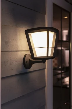 Philips Hue Utelamper - Veggskjold / Plafond|Philips Hue<Econic utendørs vegg 2 white ambiance & color luminairs