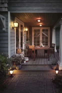 Philips Hue Utelamper - Veggskjold / Plafond|Philips Hue<Econic utendørs vegg 2 white ambiance & color luminairs