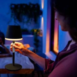 Philips Hue Oppladbare Bordlamper|Philips Hue<Go bærbar bordlampe oppladbar