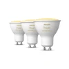 Philips Hue Led-Smartlyspærer|Led-Pærer Gu10 Sokkel<GU10 3 pakning - White ambiance
