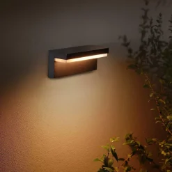 Philips Hue Utelamper - Veggskjold / Plafond|Philips Hue<Nyro vegglampe utendørs white and color ambiance -