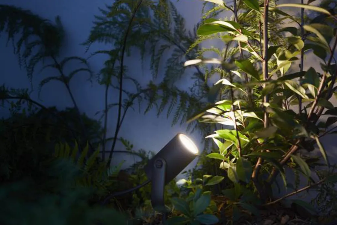 Philips Hue Spot På Spyd|Philips Hue<Outdoor Lily Spike 3x8W uplight basekit, antrasitt