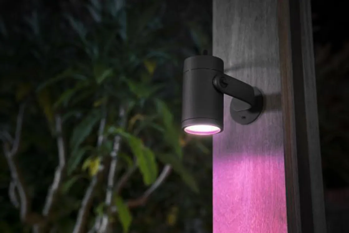 Philips Hue Spot På Spyd|Philips Hue<Outdoor Lily Spike 3x8W uplight basekit, antrasitt