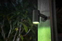 Philips Hue Spot På Spyd|Philips Hue<Outdoor Lily Spike 3x8W uplight basekit, antrasitt