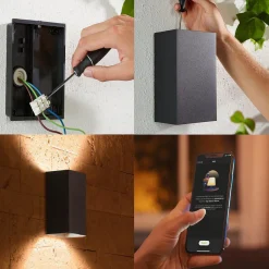 Philips Hue Utelamper Med Opp/Ned Lys|Philips Hue<Outdoor Resonate Vegglampe -