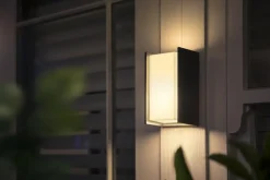 Philips Hue Utelamper - Veggskjold / Plafond|Philips Hue<Outdoor Turaco vegglampe, antrasitt