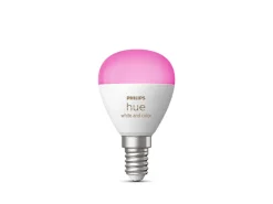 Philips Hue Led-Smartlyspærer|Led-Pærer E14 Sokkel<P45 E14 lyspære 5,1W 2200-6500K Hue White Color Ambiance