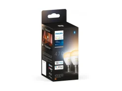 Philips Hue Led-Smartlyspærer|Led-Pærer E14 Sokkel<P45 E14 lyspære 5,1W 2200-6500K White Ambiance - 2 pakning
