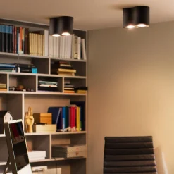 Philips Hue Kjøkkenbelysning Tak|Philips Hue<Pillar dobbel spot m/fjernkontroll White Ambiance