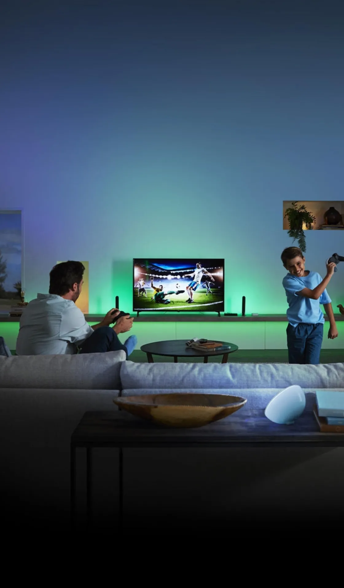 Philips Hue Philips Hue|Interiørlamper<Play bar enkeltpakke white and color ambiance