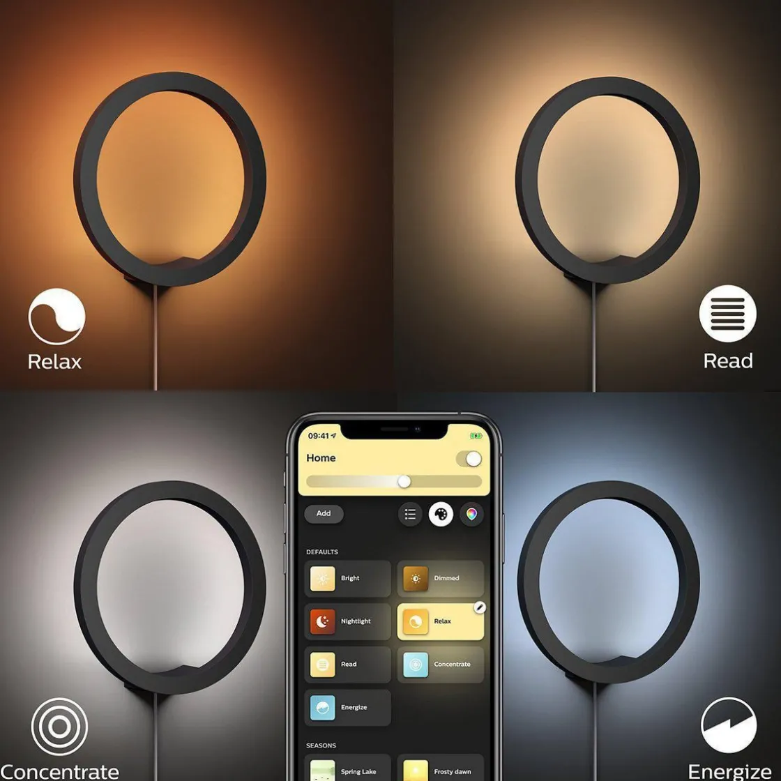 Philips Hue Philips Hue|Interiørlamper<Sana vegglampe white and color ambiance