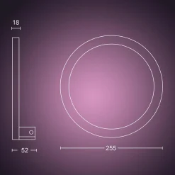 Philips Hue Philips Hue|Interiørlamper<Sana vegglampe white and color ambiance