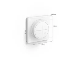 Philips Hue Brytere|Philips Hue<Tap dial switch m/veggplate