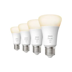 Philips Hue Led-Smartlyspærer|Led-Pærer Smart E27 Sokkel<white ambiance E27 lyspærer 4 pk