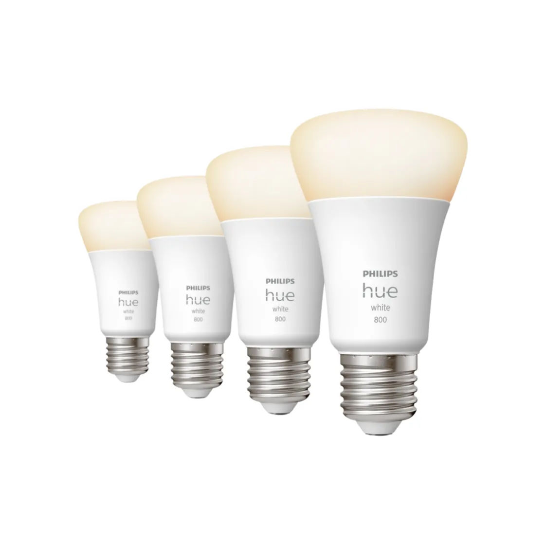 Philips Hue Led-Smartlyspærer|Led-Pærer Smart E27 Sokkel<white ambiance E27 lyspærer 4 pk