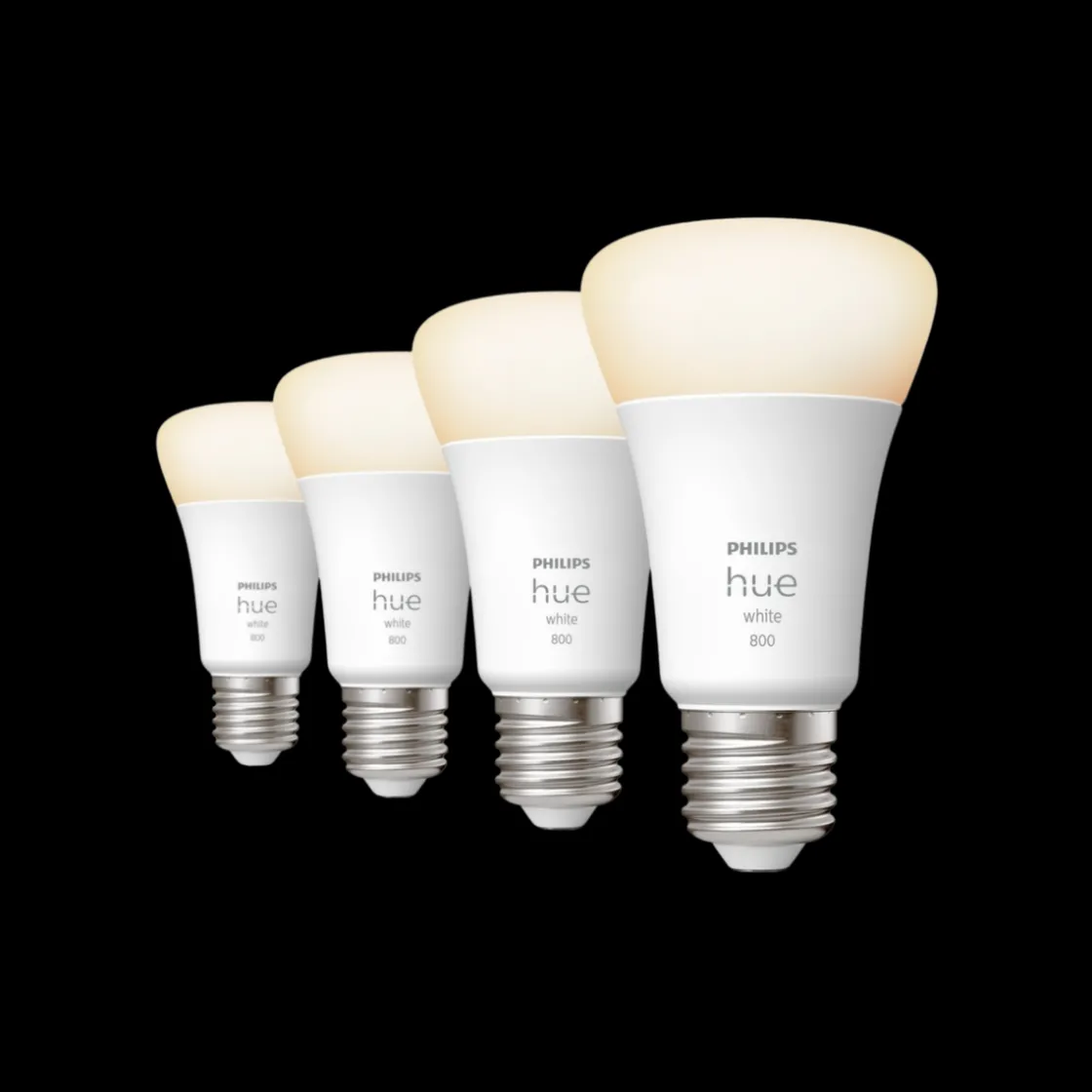 Philips Hue Led-Smartlyspærer|Led-Pærer Smart E27 Sokkel<white ambiance E27 lyspærer 4 pk