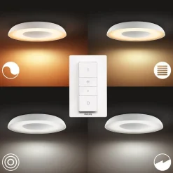 Philips Hue Kjøkkenbelysning Tak|Philips Hue<White Ambiance Still takplafond