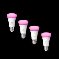Philips Hue Lightup-Pris|Led-Smartlyspærer<White and Color 4 x E27 lyspærer