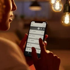Philips Hue Led-Smartlyspærer|Led-Pærer Smart E27 Sokkel<White LED E27 Filament 7,2W, 2100K, dimbar, bluetooth