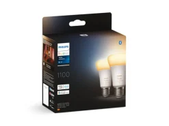 Philips Hue Led-Pærer Smart E27 Sokkel|Philips Hue<white LED 8W E27 A60 2200-6500 Kelvin - 60 mm - 2 pakning