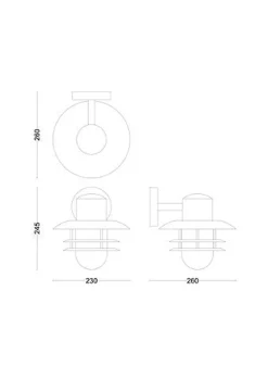 Philips Utelamper - Klassiske Vegglamper<Inyma vegglampe utendørs IP44