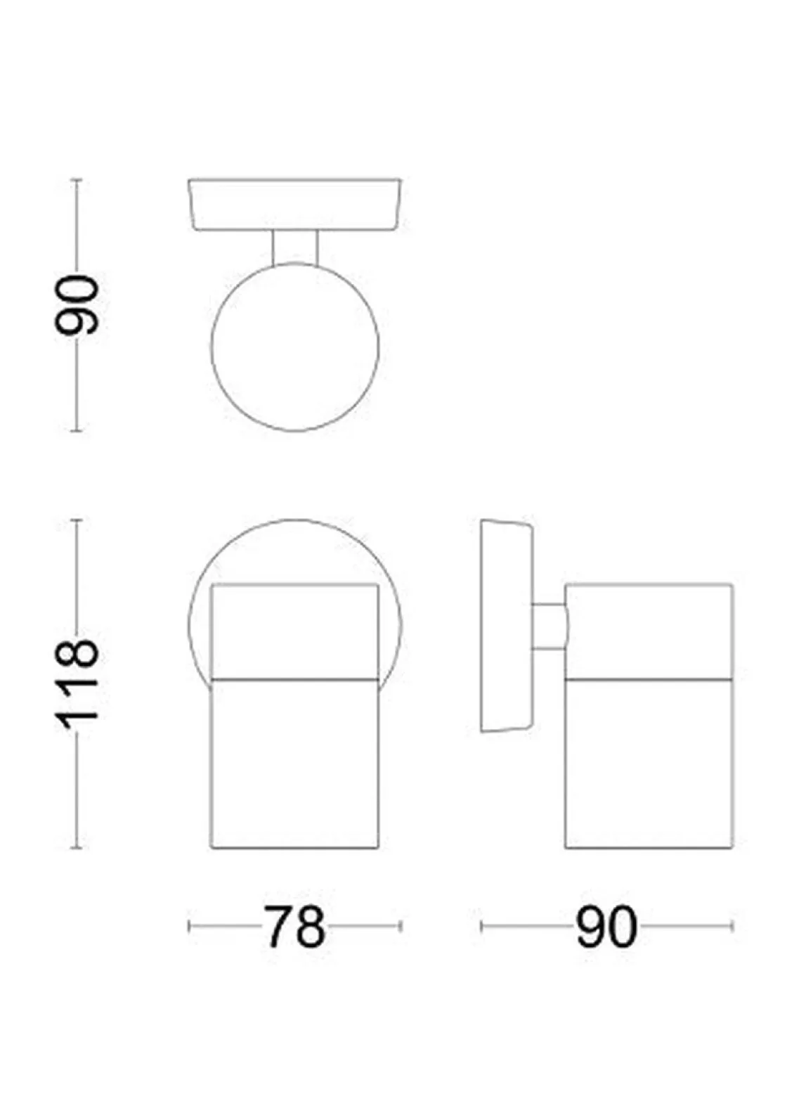 Philips Utelamper Med Opp/Ned Lys<Kylis vegglampe utendørs ned lys IP44