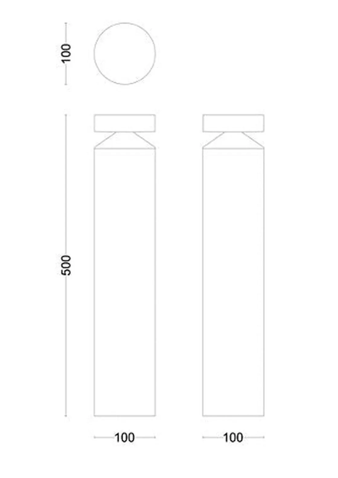 Philips Pullert<Laven 6W pullert utendørs IP44 2700 Kelvin - 50 cm