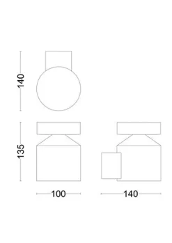 Philips Utelamper - Klassiske Vegglamper<Laven 6W vegglampe utendørs IP44 2700 Kelvin
