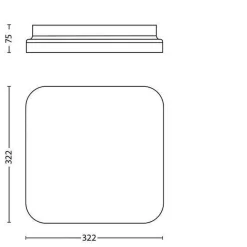 Philips Kjøkkenbelysning Tak|Taklamper / Takplafonder<Mauve taklampe 17W